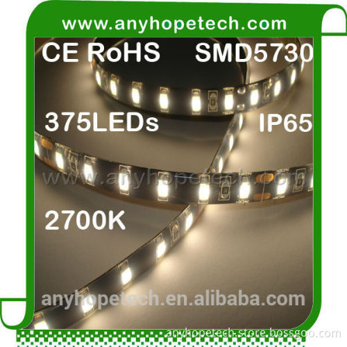 2015 China new product waterproof DC24V smd5730 linear LED strip